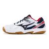 Mizuno Cyclone Speed Shock Absorbing Non-Slip Durable Breathable Low-Top Training Shoes Unisex sneakers White Red V1GA178014
