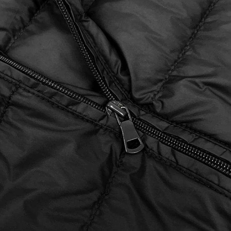 Męska lekka kurtka puchowa ze stójką, 90% puchu, styl koreański, plus size