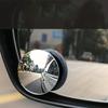 2pcs HD High-Definition Car Rearview Mirrors - Borderless, Small Round Glass with 360° Adjustable Blind Spot & Wide-Angle View