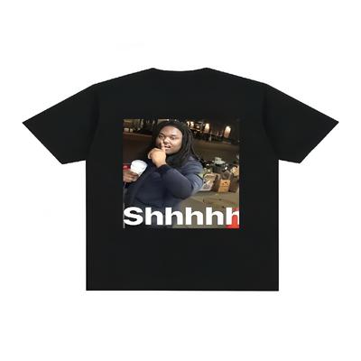 Lucki Grafik T-Shirt Shhhhh Slayworld Twizzy Rich KanKan Grafik T-Shirts Damen Kurzarm T-Shirt