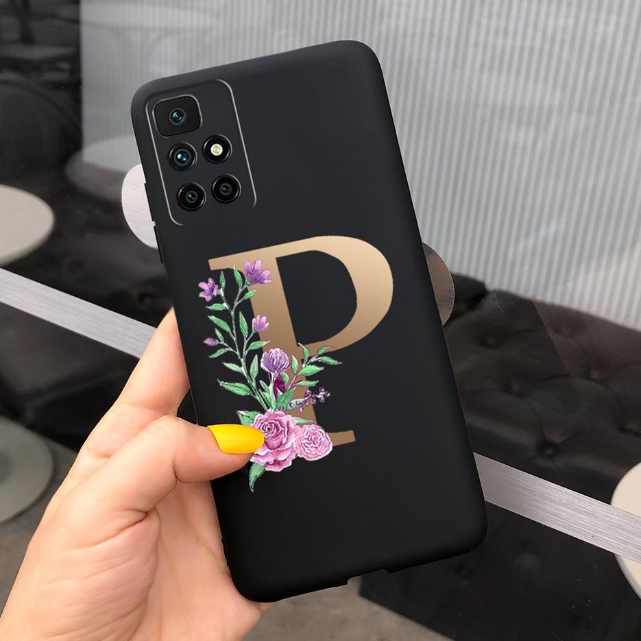 For Xiaomi Redmi 10 Case Simple Fashion Letters Cover 6.5'' Silicon Soft TPU Case For Xiaomi Redmi 10 Redmi10 Coque Funda Bumper
