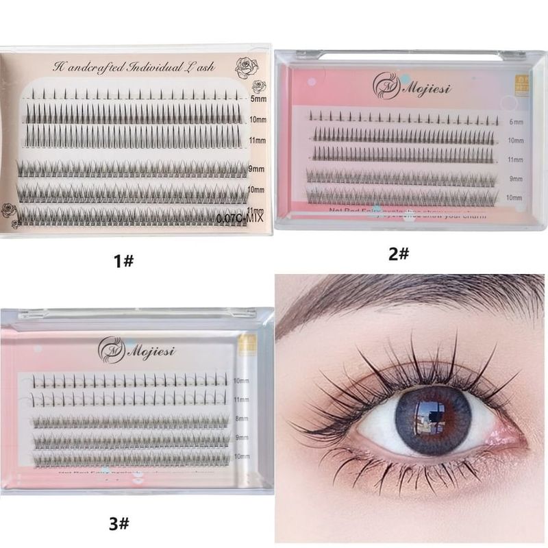 Lashie - Natural Wispy Cluster Lower False Eyelashes