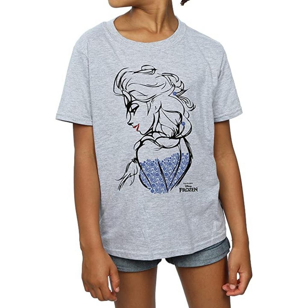 Frozen Girls Elsa Sketch T-Shirt