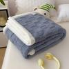 Coperta Plaid in Pile Soffice Inverno Coperte Ispessite Copripiumino Double Face Copridivano Letto Morbido Caldo Plaid Copriletto Camera da Letto
