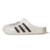 Adidas ADILETTE CLOGS Abrasion Resistant Closed Toe Slippers Unisex White Pink JH9849(Team1311-ad)