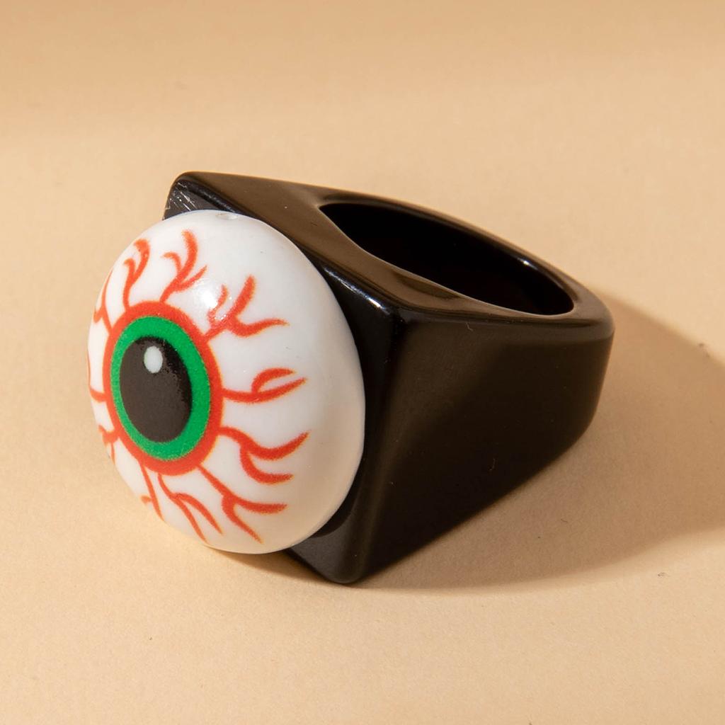 Halloween Creative Resin Ghost Pumpkin Ghost Ring Dark Easter Ring Girl