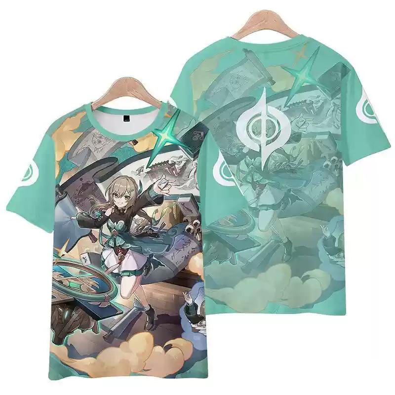 Role Playing Game 3D Printed T Shirts Men Women Short Sleeve O-Neck T-Shirt Harajuku Y2k Tops Clothing