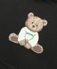 Ucla Unisex Preppy Reel Bear Fleece Hoodie [Black] (Ubclt37)