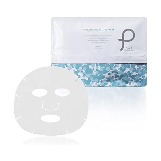 [Large capacity pack of sheet mask] PLuS Placenta Moisture Mask (35 pieces, single item) Face pack, mask sheet, face mask, sheet mask, popular for