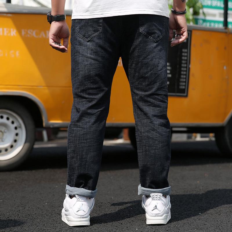 Autumn And Winter Plus Size Men 'S Jeans Casual Loose All -Match Jeans Pant Men