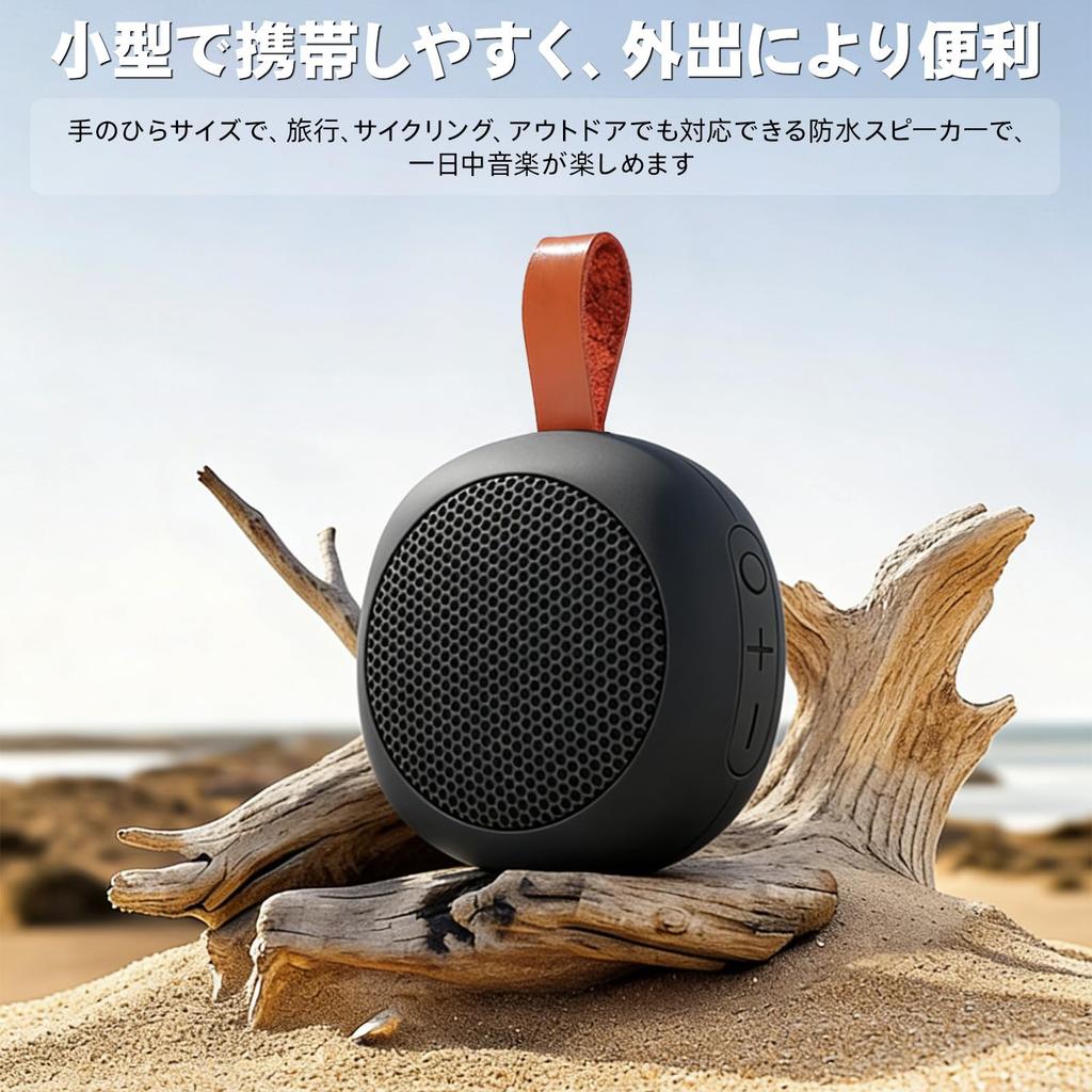 New LEADZON Portable Bluetooth IPX5 Bathroom Long Playback Time Hours Continuous TWS Simultaneous TF Carabiner Model FM0206 [2026 Release] Speaker,