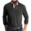 Autumn Men'S Polo Shirt Lapel Pocket T-Shirt Mens Business Casual Long Sleeve Tshirt Tees