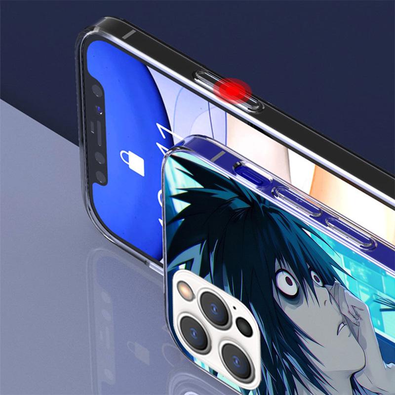 N-Note D-Death L Lawliet Phone Case For iPhone 17 Air 16 15 Pro Max 14 Plus 13 Mini 12 11 Cover 7 8 SE Silicone Shell Print Fund