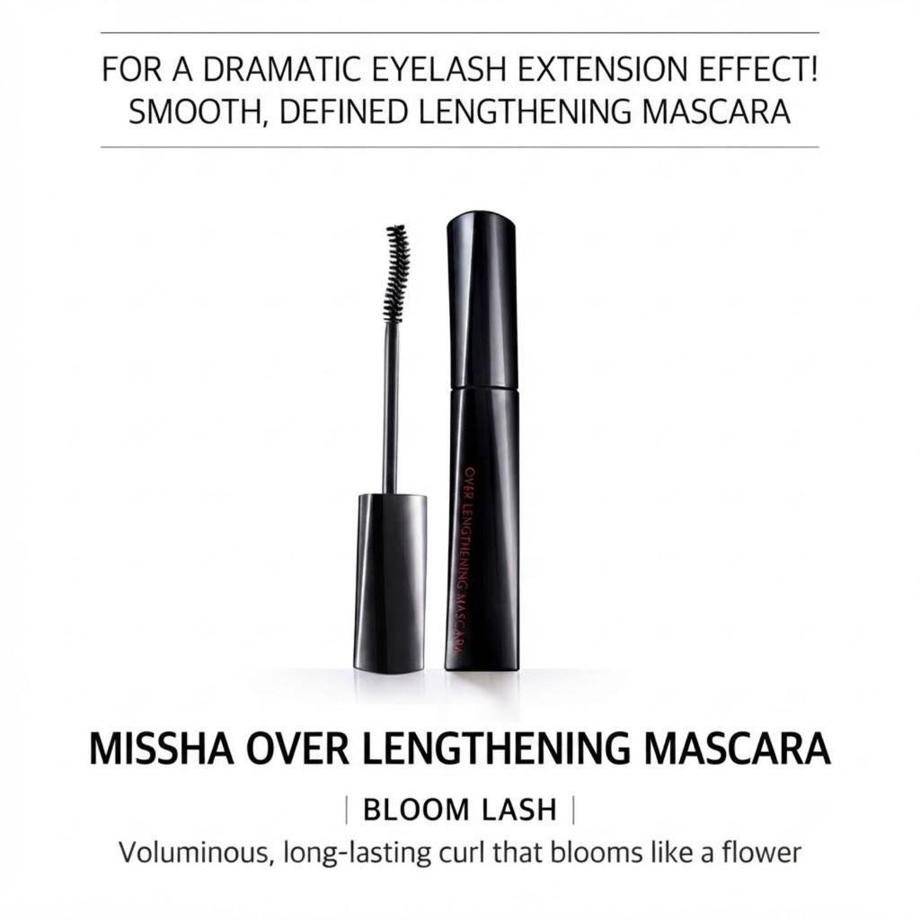 MISSHA Over Lengthening Mascara Bloom Lash Lengthening Mascara 10g
