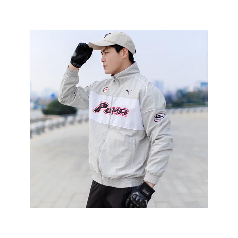 

PUMA Men s Woven Stand-Collar Jacket 631801 L