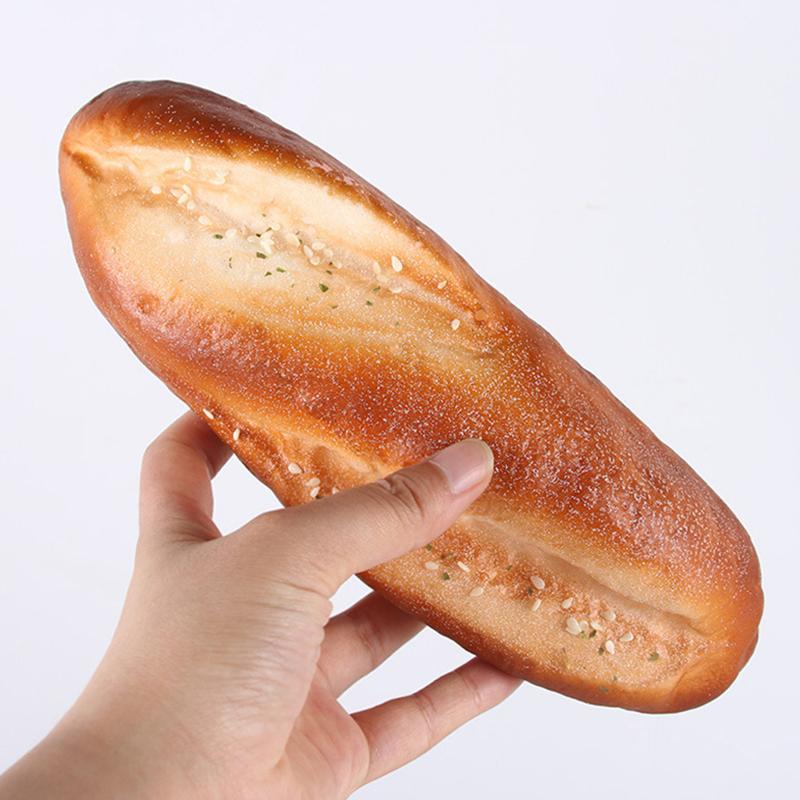Umělý chléb Dort Toast Měkký PU Model bagety Potravina Falešný chléb Simulační ozdoby Pekárna Dekor Fotografie Rekvizity