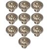 10 Set Simple Design Zinc Alloy Office Handle Solid Round 31*27mm Door Pulls Vintage Antique Brass Cabinet Handle Home Decor
