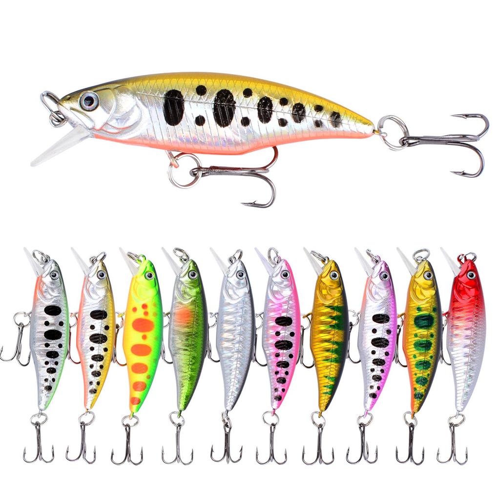 5.5cm/4g Bionic Sinking Minnow for Long Cast Fishing