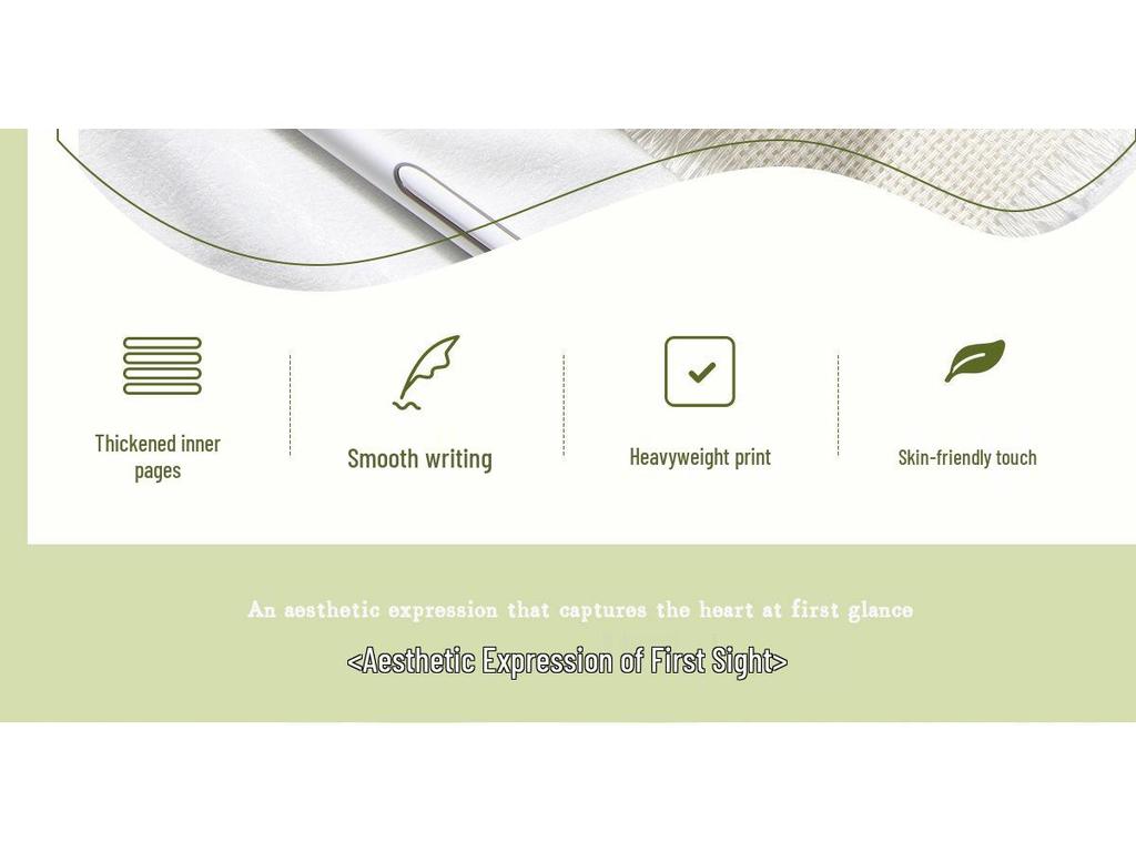 Patterned PU Leather A5 Notebook: High-Value Office Journal