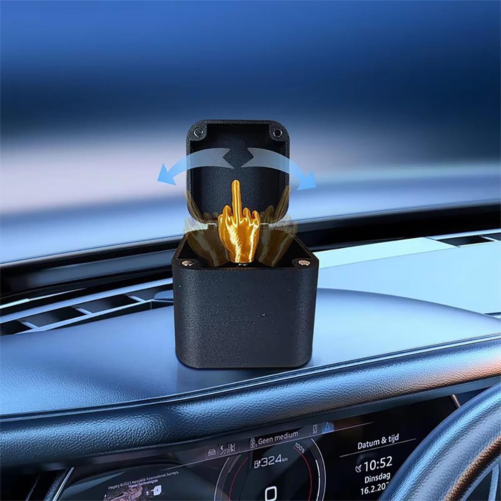 Middle Finger Surprise Gift Box Christmas Interesting Prank Gift  For Office Desk Home Decoration Gifts Decoration Toys Children