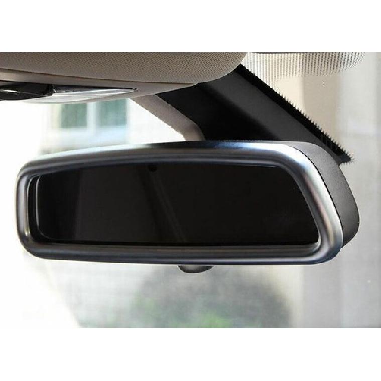 Matte Silver Rearview Mirror Frame 2013- Car Middle Console For Benz GLA CLA