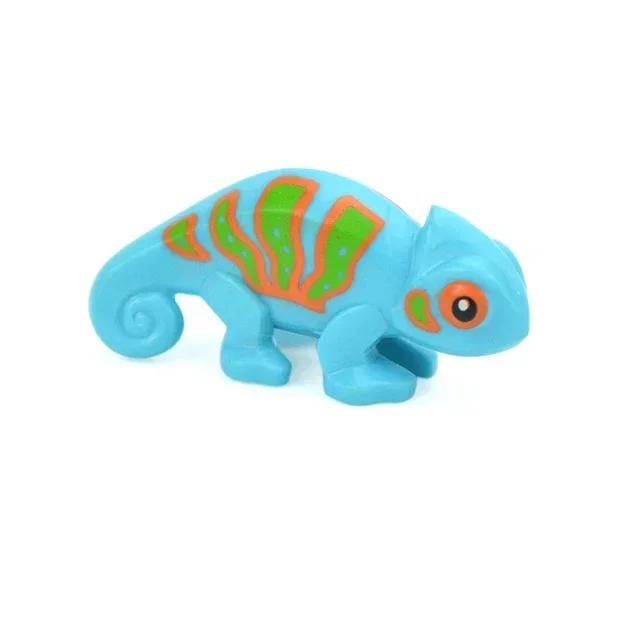 City Animal Building Block Figures Eagle Owl Goat Crocodile Dog Lion Cheetah Parrot DIY Farm Street View Accessories Bricks Gift