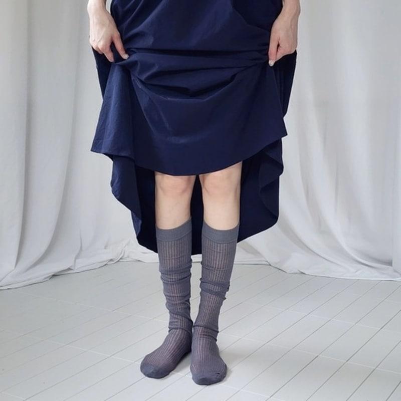 RNOT School See-through Knee Socks_3color