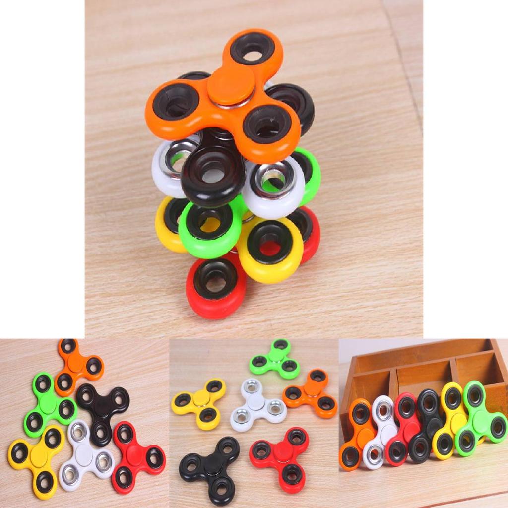 Colorful Metal Fidget Spinner Stress Relief Triangular Gyro Adult Edc Finger Spinner