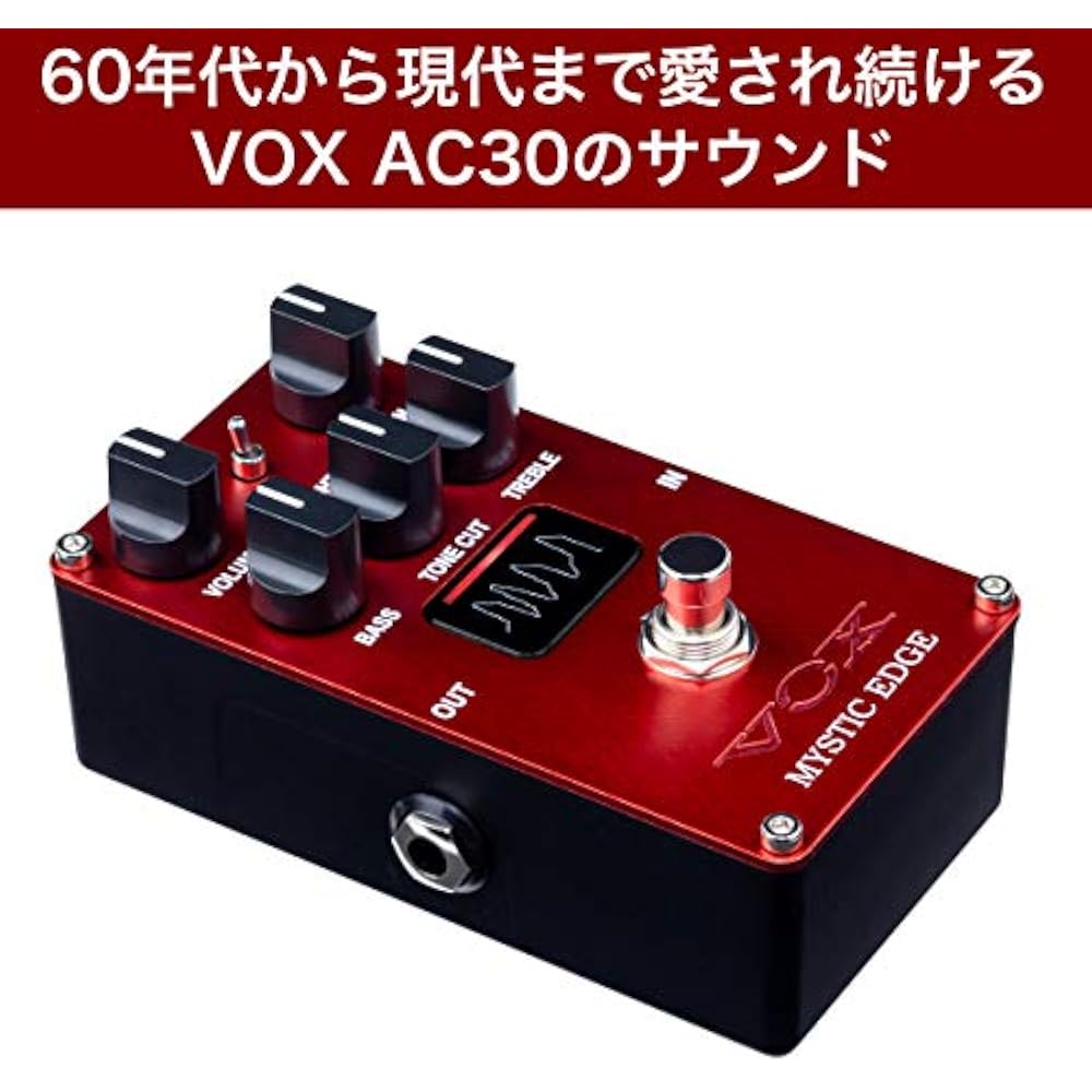 VOX Electric Guitar Compact Effector MYSTIC EDGE VE-ME Mystic Edge Vacuum Tube with Nutube VOX AC30