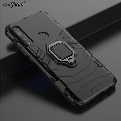 Holder Magnetic Case For Huawei Honor 9X Case Honor 9X Durable Metal Ring Stand Cover For Huawei Honor 9X STK-LX1 Case Wolfrule