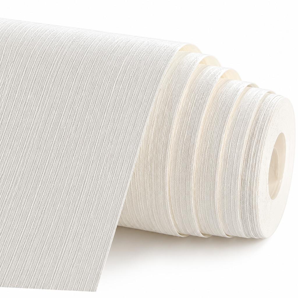 New Chinese Style Vertical Stripe Wall Fabric, PVC Material, Premium Grade