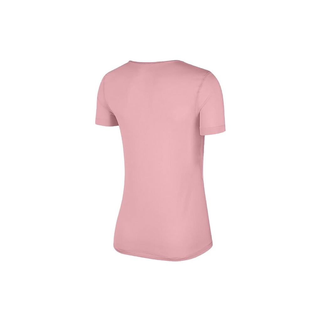 Nike 365 Essential Training Quick-Dry Short Sleeve T-Shirt Women Tops Pink AO9952-630