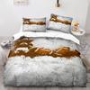 American Football Duvet Cover Set Queen/Full/King Size Skull Bedding Set 3pcs for Kids Boys Teens Sports Gaming Comforter Cover