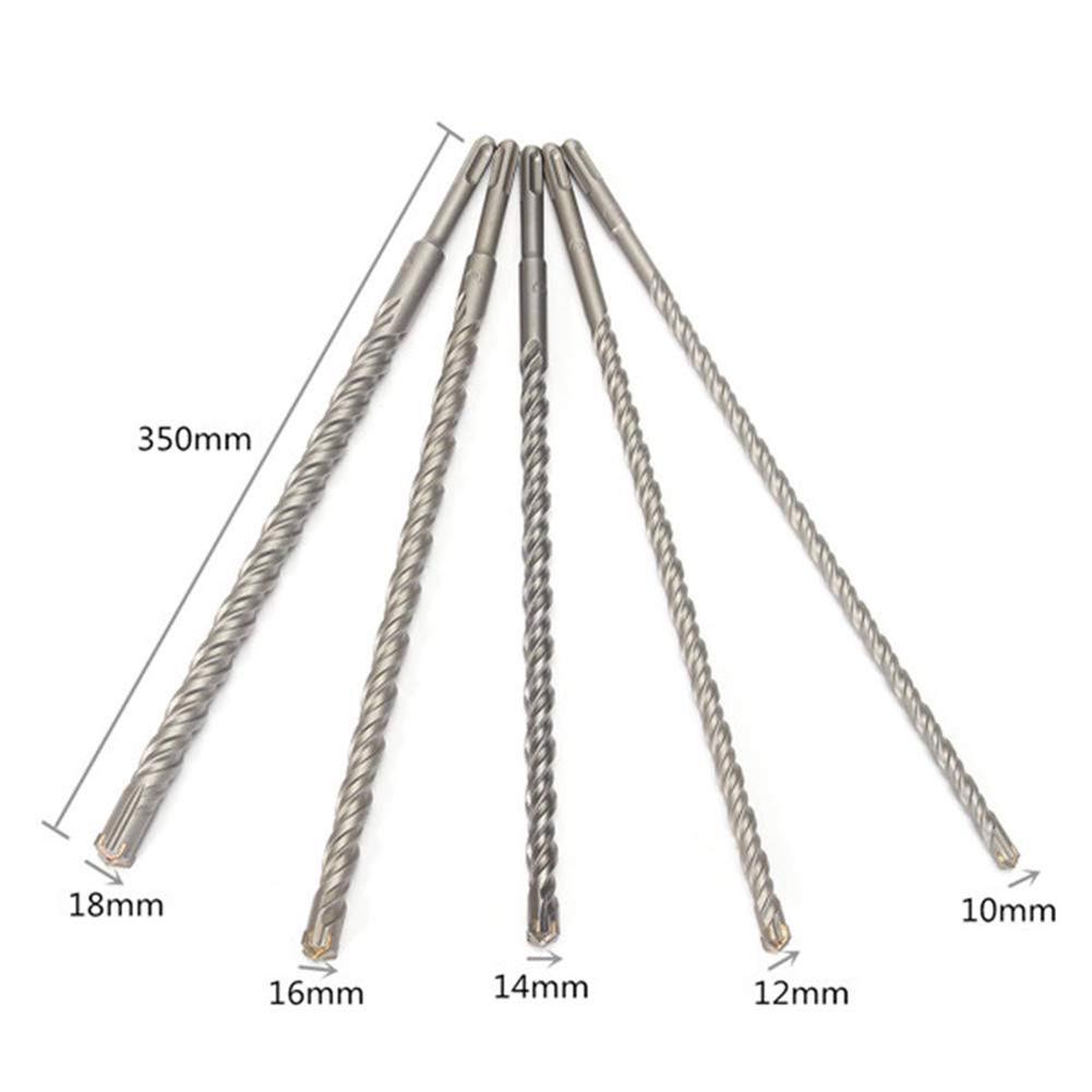 

Сверла для перфоратора 14 X 350 мм 4 режущие кромки Круглый хвостовик Крестообразное ударное сверло для клинкерного бетона