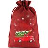 For Kids For Parties Holiday Present Bags Christmas Drawstring Bags Festive Gifting Assorted Colors Present Bags