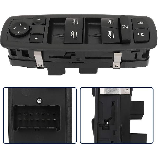 Window Switch Master Power Window Switch for 2015-17 for Chrysl 2013-16 for Dodge Dart 2014-17 for Jeep for Cherokee 68271203AB 56046553AC 68271203AA