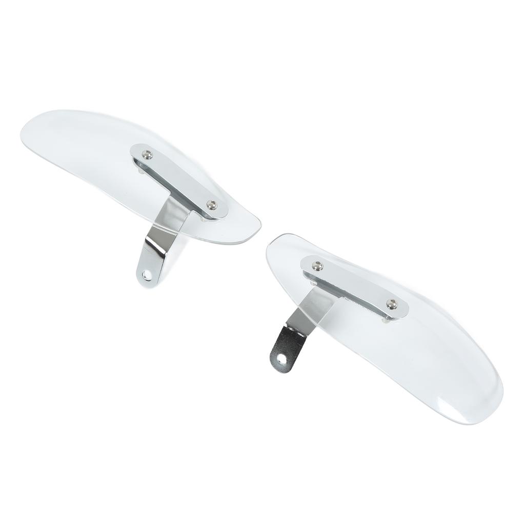 Motorcycle Handlebar Guard Transparent Wind Cold Protector Aerodynamic Deflector Universal