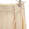 LOUIS VUITTON French silk blend Mimole length Pleated skirt 34 Ivory Women Used