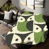 Fashion print O-Orla Ki-kely Blanket For Sofa Office Bed Plane Travel Sleep Read Relax Camping Soft And Warm
