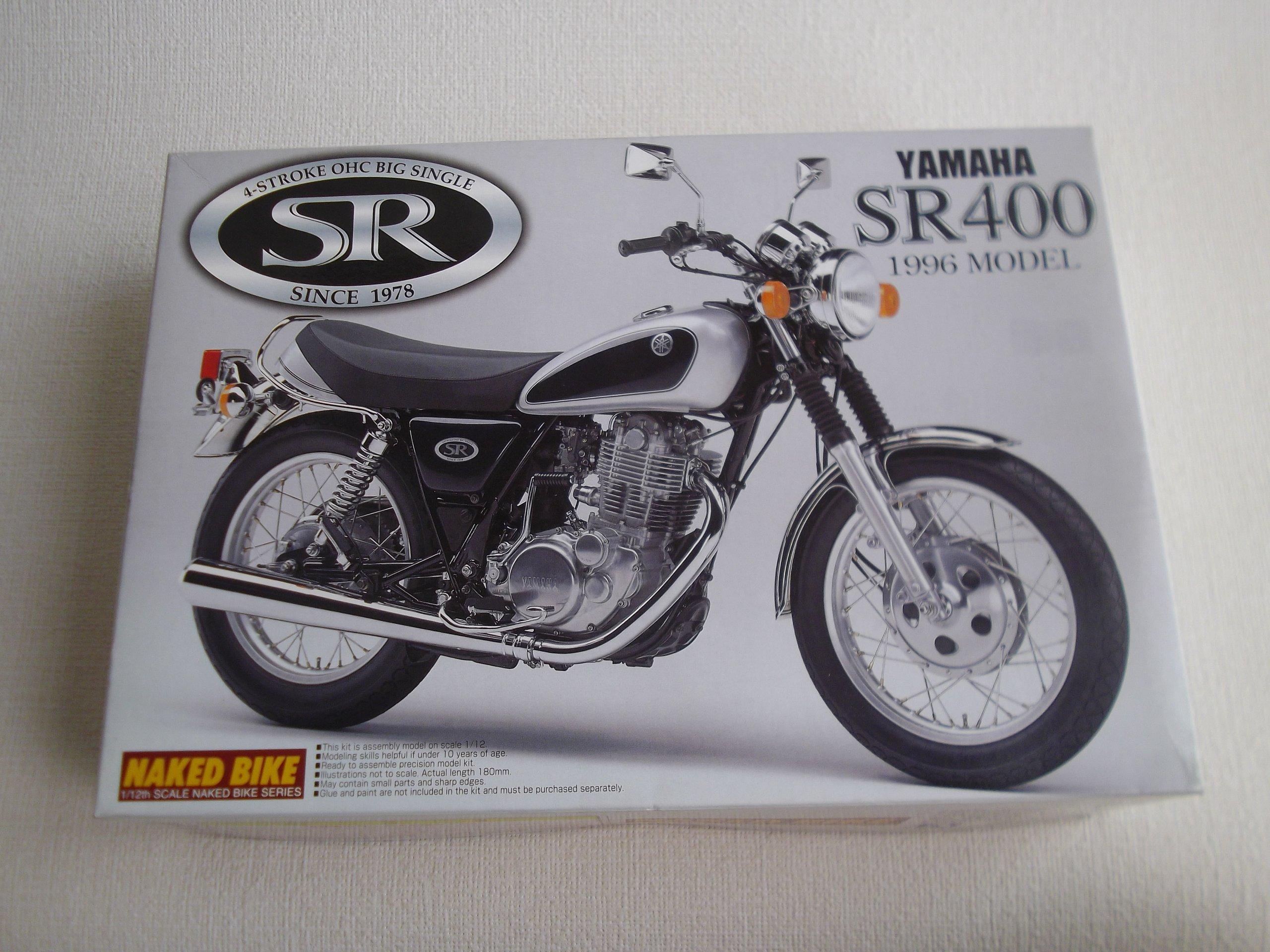

Некед-байк Aoshima Bunka Kyozaisha SR400 96 модель 1/12 №43