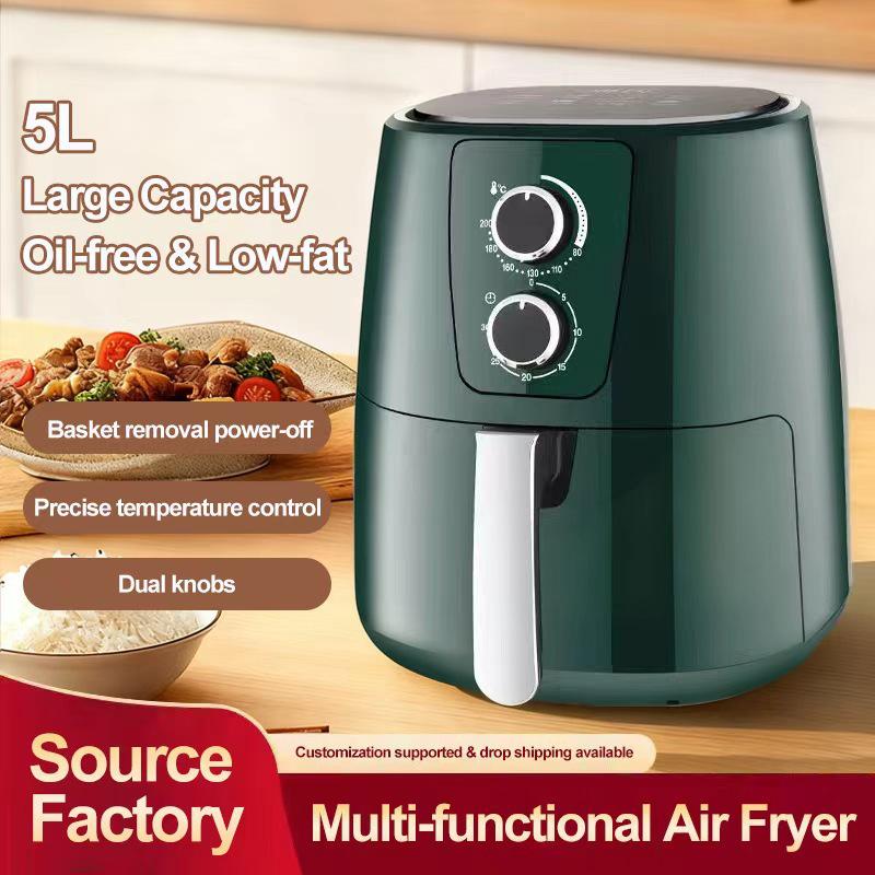 Kuaizhi Smart Air Fryer: Multi-functional, Oil-Free, Smoke-Free, Large Capacity, New Model for French Fries.