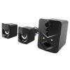 Computerlautsprecher Universal Kabelgebundener Desktop-Subwoofer-Lautsprecher mit Bluetooth-Funktion für PC Laptop Schwarz