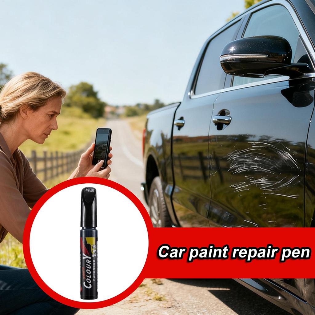 Auto Paint Repair Pen 12ml Quick Dry Color Fix Detailing Supplies Instant Fix Car Paint Scratch Repair Pen For Automotive