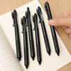 0.5mm Black Ink Gel Pen 6/12PCS White Black Box Gel Ink Pen for Christmas New Year Kid Gift Tip Quick-Drying Smooth Writting Pen