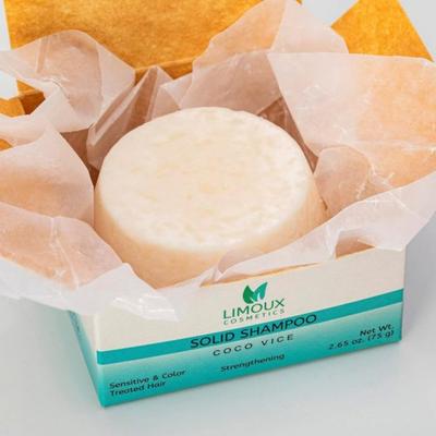Sensitive Hair Solid Shampoo Bar for Damaged or Color-Treated Hair Moisturizing Brightening and Volumizing 2.65 Oz.