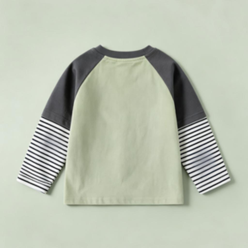 Boys Long Sleeve T-Shirt Casual Base Layer Top for Everyday Wear