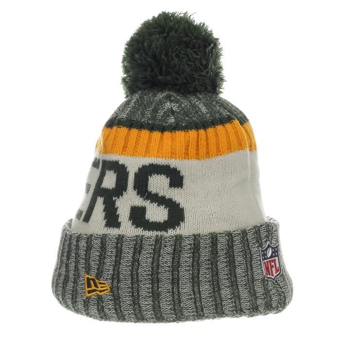 NewEra NFL Sport Knit Beanie with Pom-Pom ~ Green Bay Packers