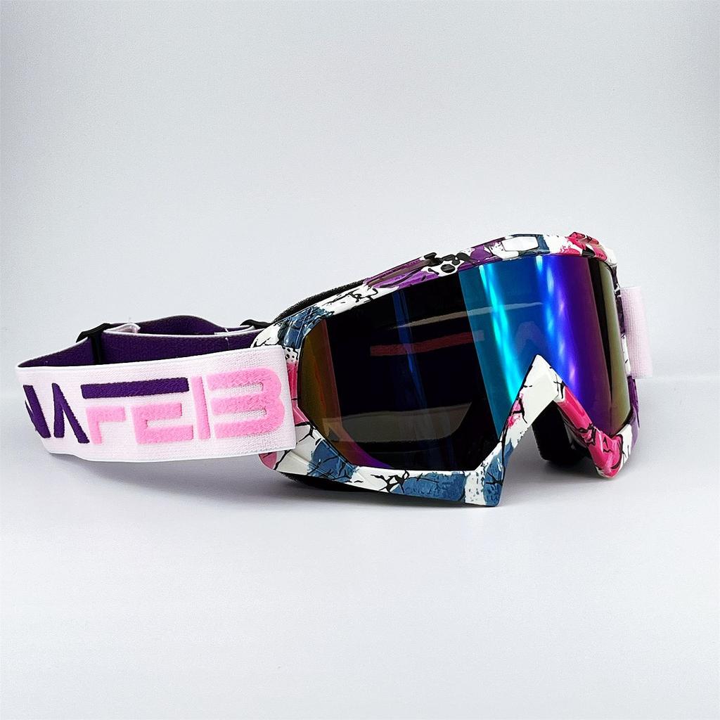 Motorcycle Glasses Unisex Riding Windproof Goggles Helmet Sports Outdoor Skiing Goggles Lenses N634