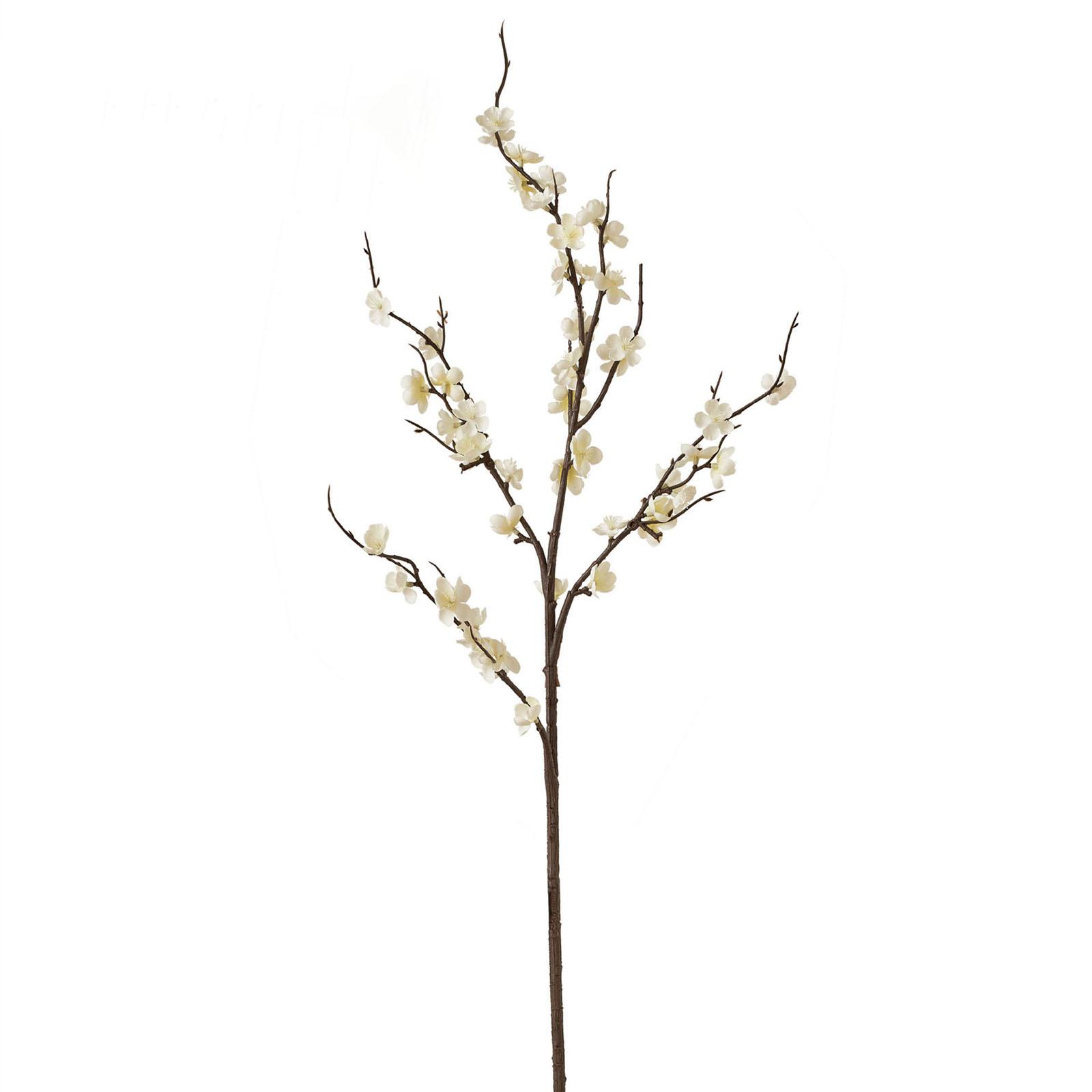 

2pcs Plum Blossom Artificial Flowers Real Touch Tall Faux Flowers with Stems for Floral Arrangements S