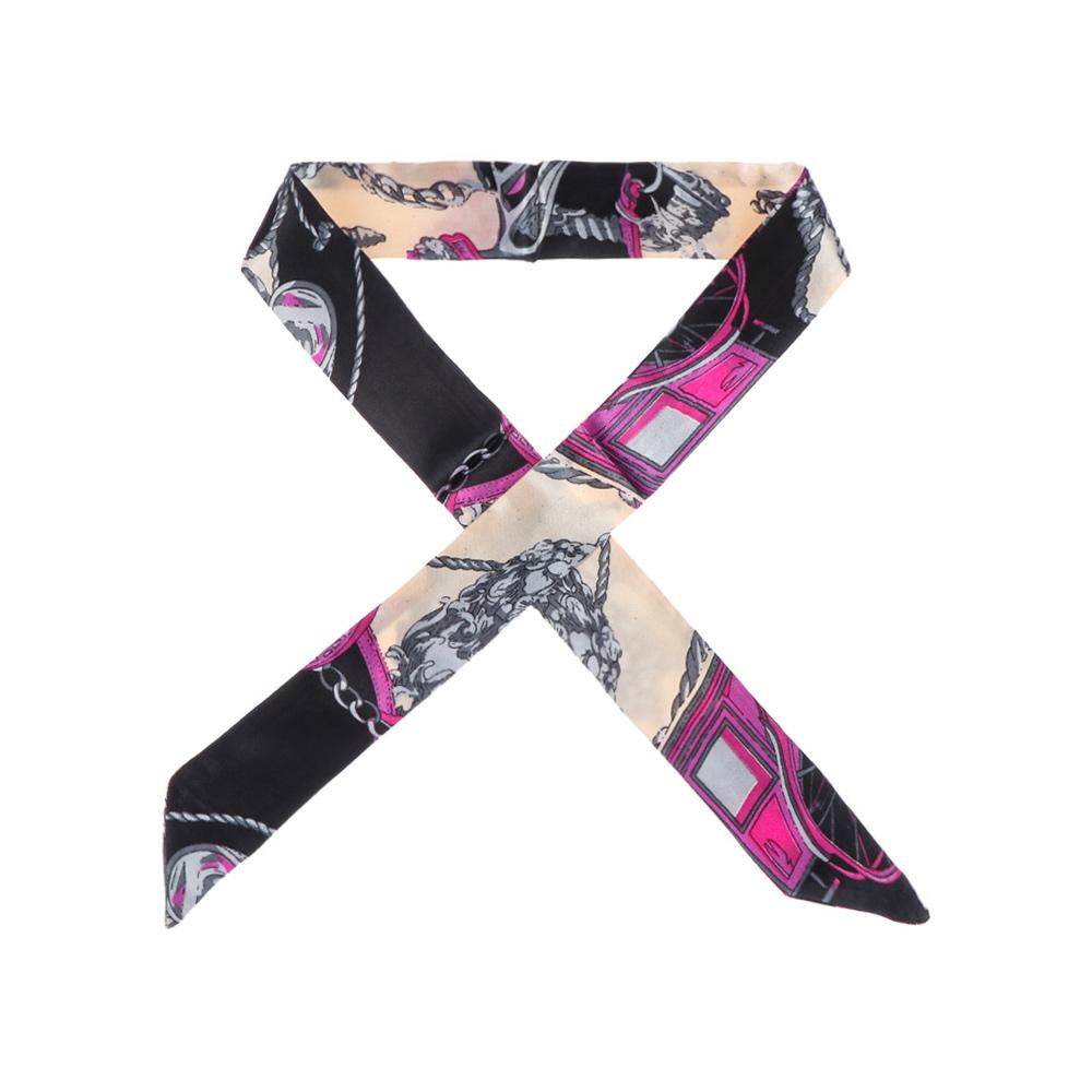 

40 Colors Wrist/Waistband Decoration Accessories Small Silk Scarf Handbag Handle Ribbon Neck Scarf Decor Ribbon Scarf 1pc